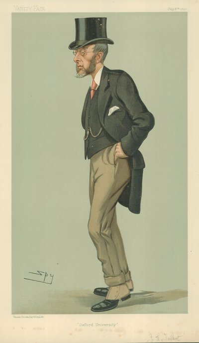 John Gilbert Talbot, Oxford University (8 July 1897), Vanity Fair Cartoon by Leslie Matthew Ward